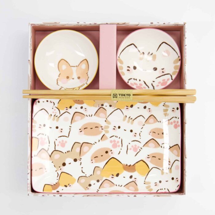 Kawaii - Katze - Sushi Geschenkset – 6 Stück – Bild 3