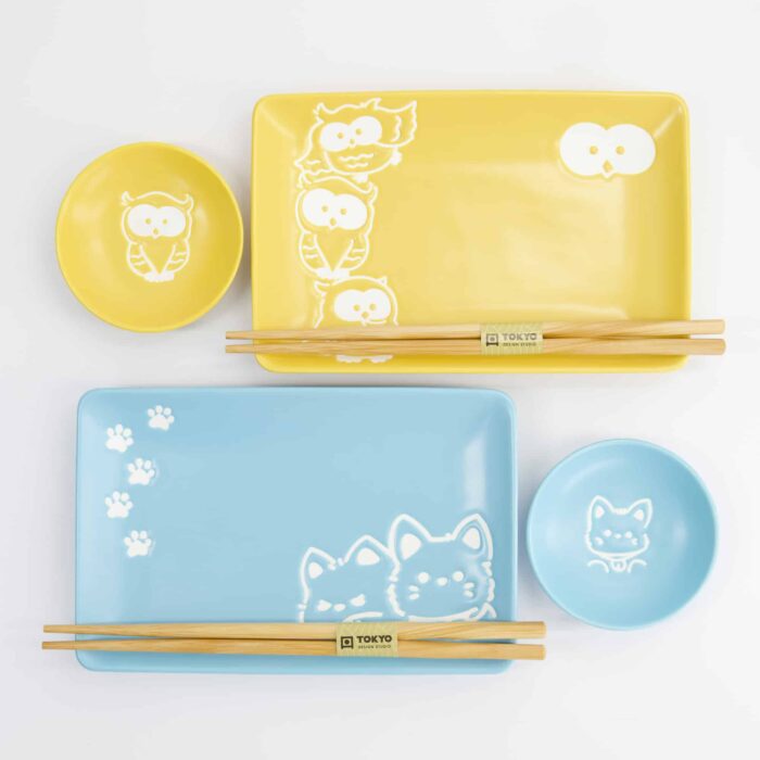 Kawaii - Shiba & Eule - Sushi Geschenkset – 6 Stück – Bild 7