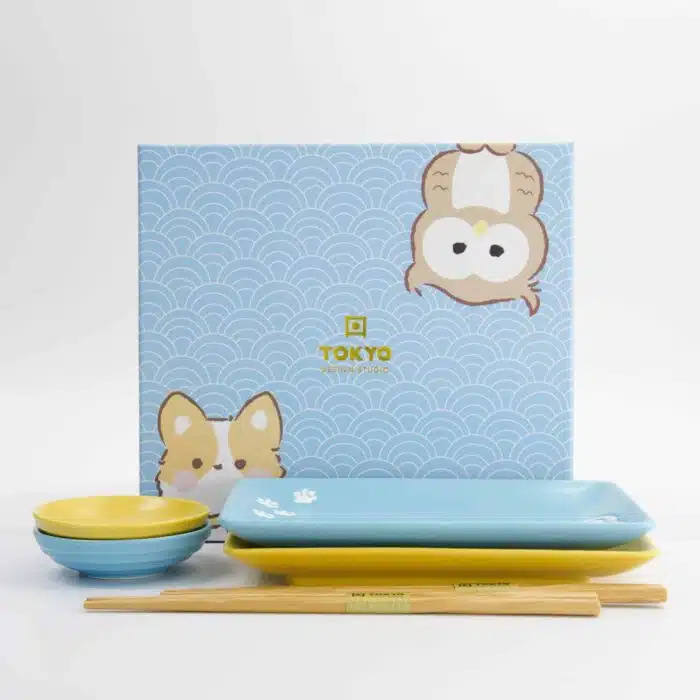 Kawaii - Shiba & Eule - Sushi Geschenkset – 6 Stück – Bild 6