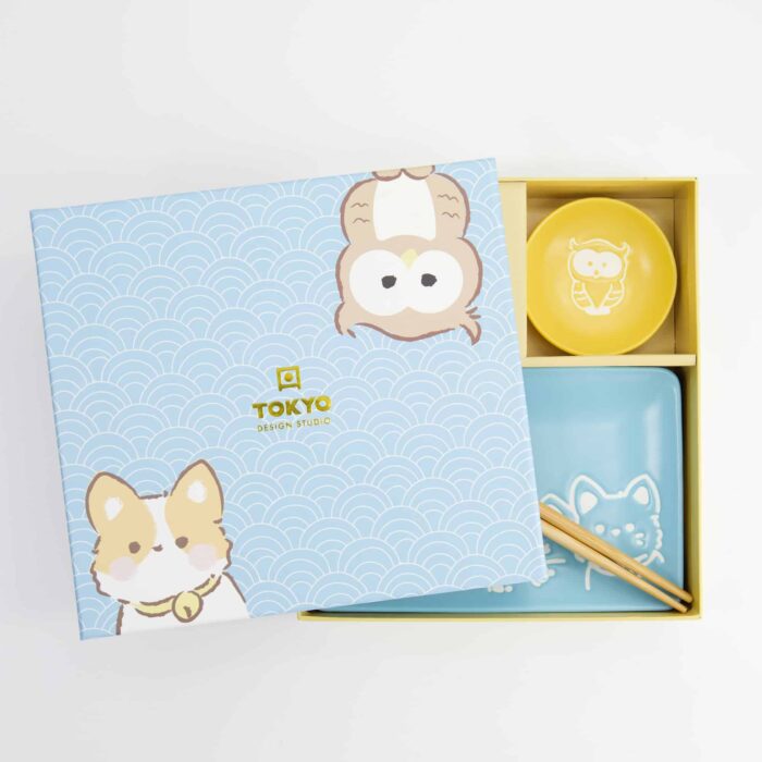 Kawaii - Shiba & Eule - Sushi Geschenkset – 6 Stück – Bild 8