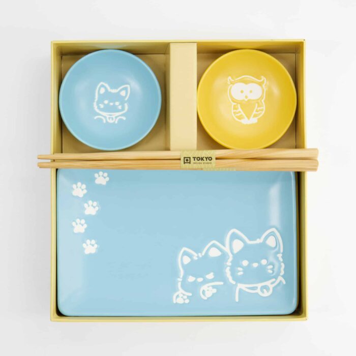Kawaii - Shiba & Eule - Sushi Geschenkset – 6 Stück – Bild 3