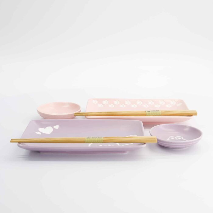 Kawaii - Hase & Katze - Sushi Geschenkset – 6 Stück – Bild 5