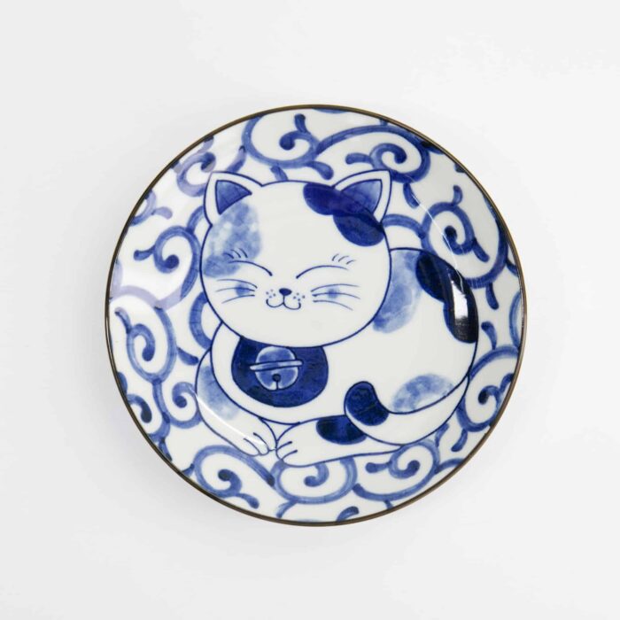 Kawaii – Runder Teller – Katze Neko – 16,7 x 2,8 cm – 500 ml