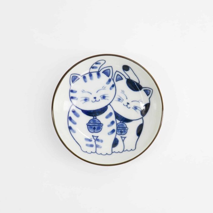 Kawaii - Runde - Saucenschale - Katze - Neko - 10.2 x 2.5 cm – Bild 3