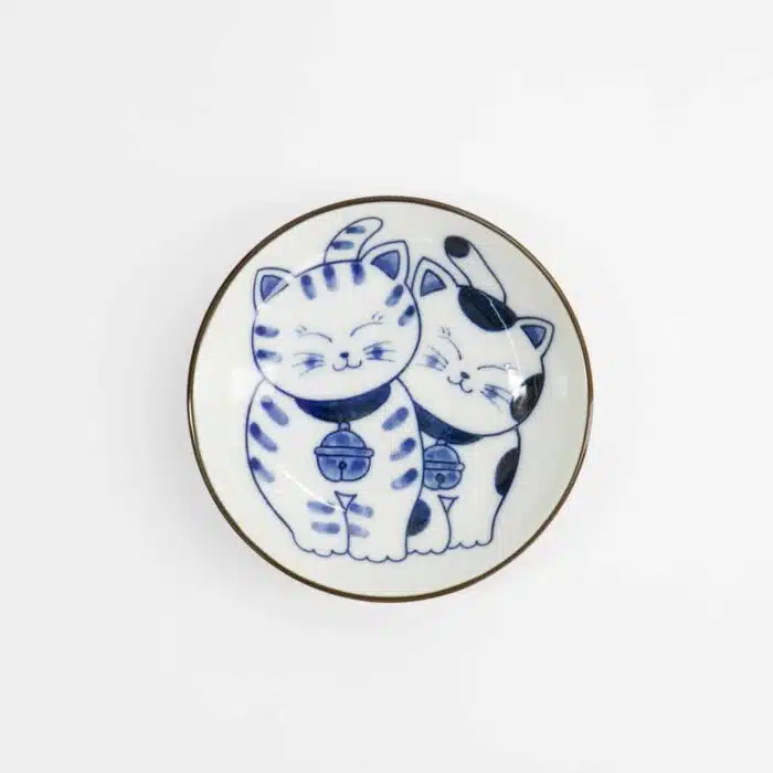 Kawaii - Runde - Saucenschale - Katze - Neko - 10.2 x 2.5 cm – Bild 3
