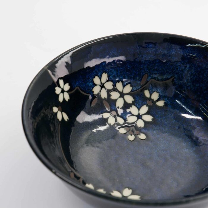 Tokyo Design Studio - Kobaltblau - Sakura - Ramen Schüssel - 20.5x8cm - 1200ml – Bild 2