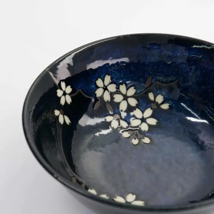 Tokyo Design Studio - Kobaltblau - Sakura - Ramen Schüssel - 20.5x8cm - 1200ml – Bild 2