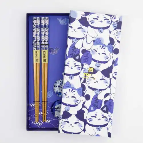 Tokyo Design Studio - Chopsticks Set - Lucky Cat - 2 Paar