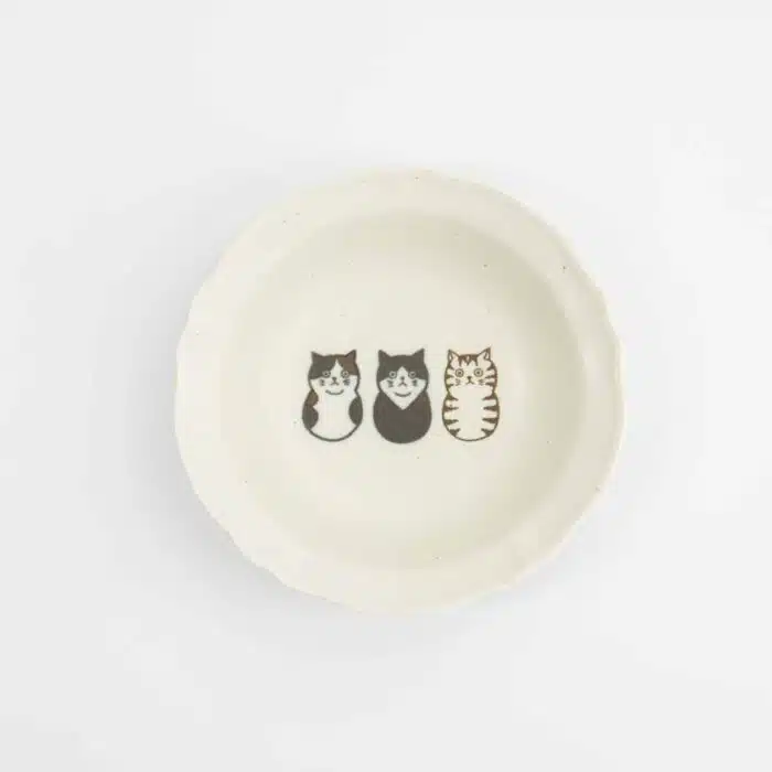 Tokyo Design Studio - Neko Maruke Flache Schale - Saucenschälchen - 14x3.8cm – Bild 3