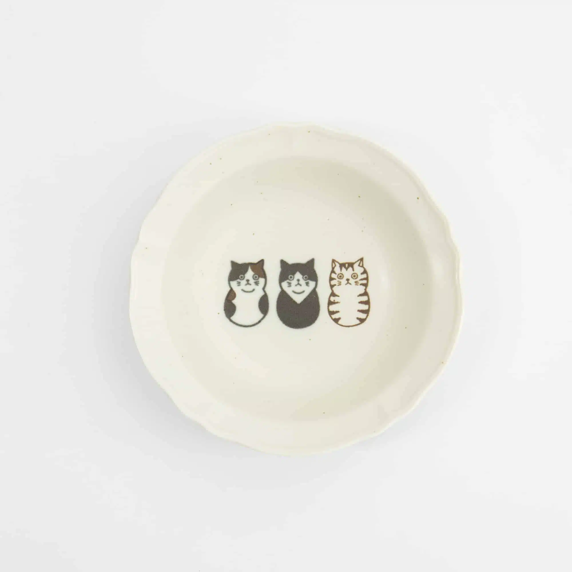 Tokyo Design Studio - Neko Maruke Flache Schale - Saucenschälchen - 14x3.8cm – Bild 3