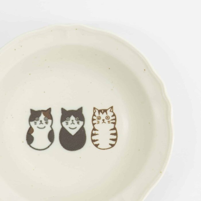 Tokyo Design Studio - Neko Maruke Flache Schale - Saucenschälchen - 14x3.8cm – Bild 2