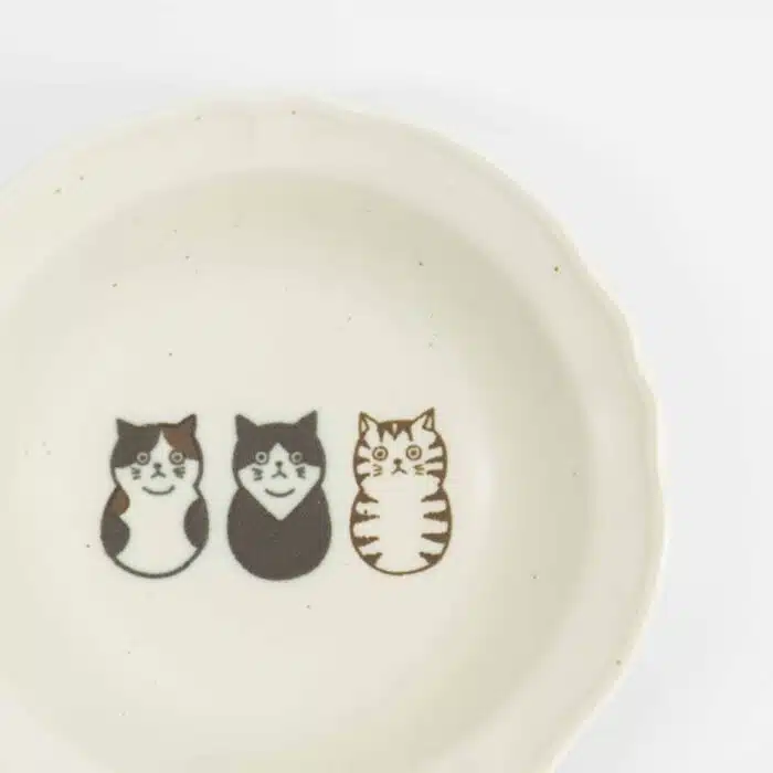 Tokyo Design Studio - Neko Maruke Flache Schale - Saucenschälchen - 14x3.8cm – Bild 2