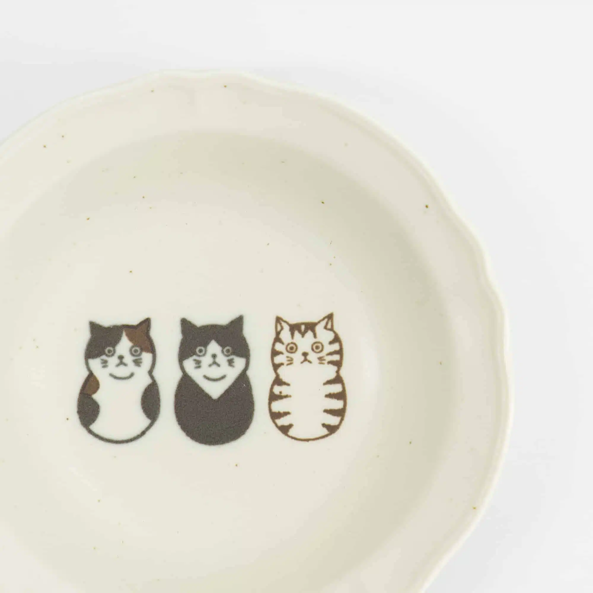 Tokyo Design Studio - Neko Maruke Flache Schale - Saucenschälchen - 14x3.8cm – Bild 2