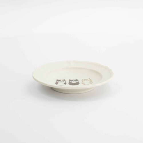 Tokyo Design Studio - Neko Maruke Katten Bordje - Saus Schaaltje - 14x2.5cm
