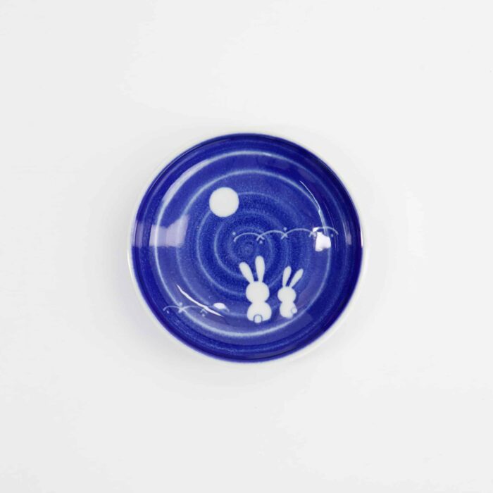 Tokyo Design Studio - Saucenschälchen Hase - Blau - 9,7x2,2cm – Bild 2