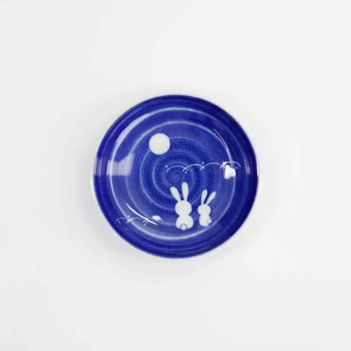 Tokyo Design Studio - Saucenschälchen Hase - Blau - 9,7x2,2cm – Bild 2