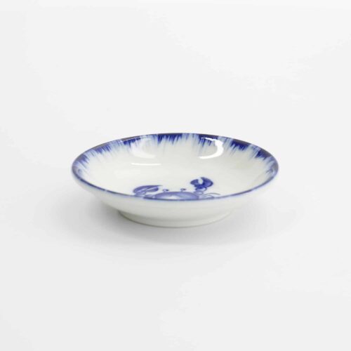 Tokyo Design Studio - Saus Schaaltje Krab - Blauw/Wit - 9x2cm