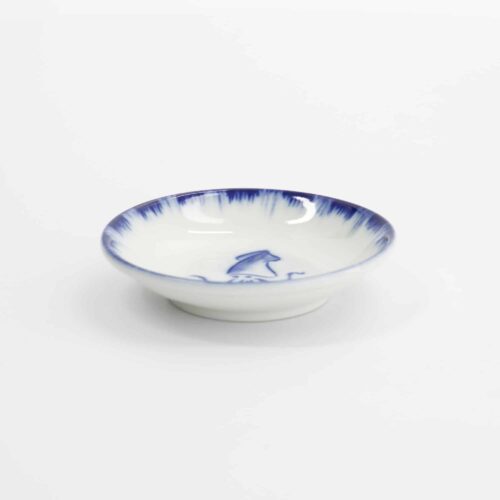 Tokyo Design Studio – Saus Schaaltje Inktvis – Blauw/Wit – 9x2cm