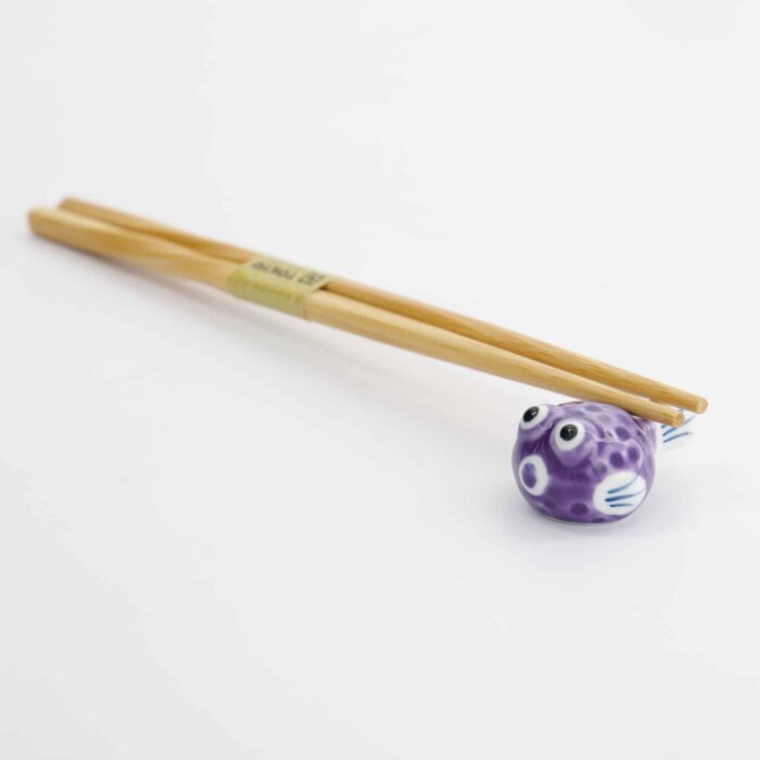 Tokyo Design Studio - Essstäbchen - Stäbchenhalter Kugelfisch - Lila – Bild 4