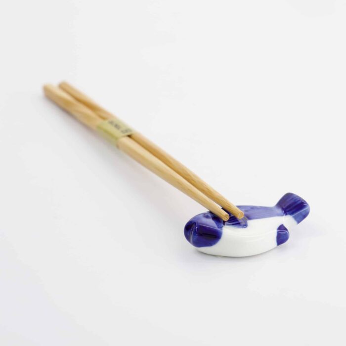 Tokyo Design Studio - Essstäbchenhalter - Fisch - Blau/Weiß – Bild 4