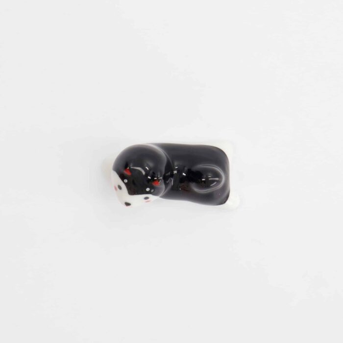 Tokyo Design Studio - Essstäbchen-Halter - Shiba - Schwarz/Weiß – Bild 3