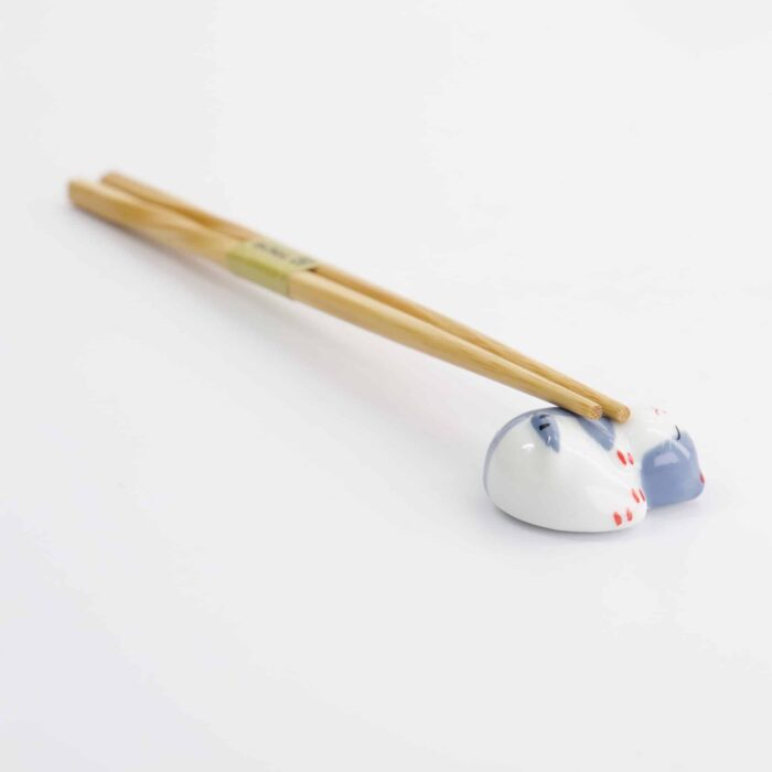 Tokyo Design Studio – Essstäbchen-Ablage – Katze – Grau – Bild 4