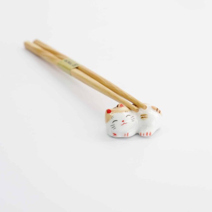 Tokyo Design Studio – Essstäbchenhalter – Katze – Braun – Bild 3