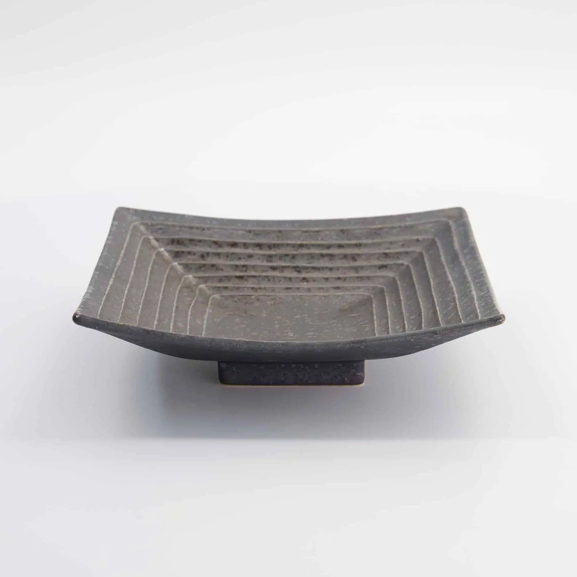 Tokyo Design Studio - Mino Craft - Vierkant Bord - 18,5x18,8x4,4 cm - Grijs