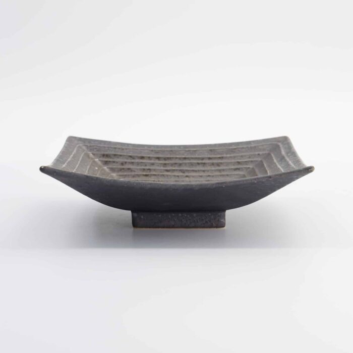 Tokyo Design Studio - Mino Craft - Quadratischer Teller - 18,5x18,8x4,4 cm - Grau – Bild 3