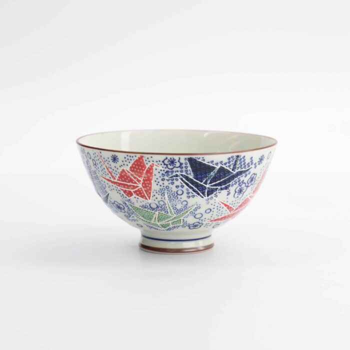 Tokyo Design Studio - Kawaii - Reisschale - Origami-Kranich - 11.5x6cm - 300ml - Blau – Bild 3
