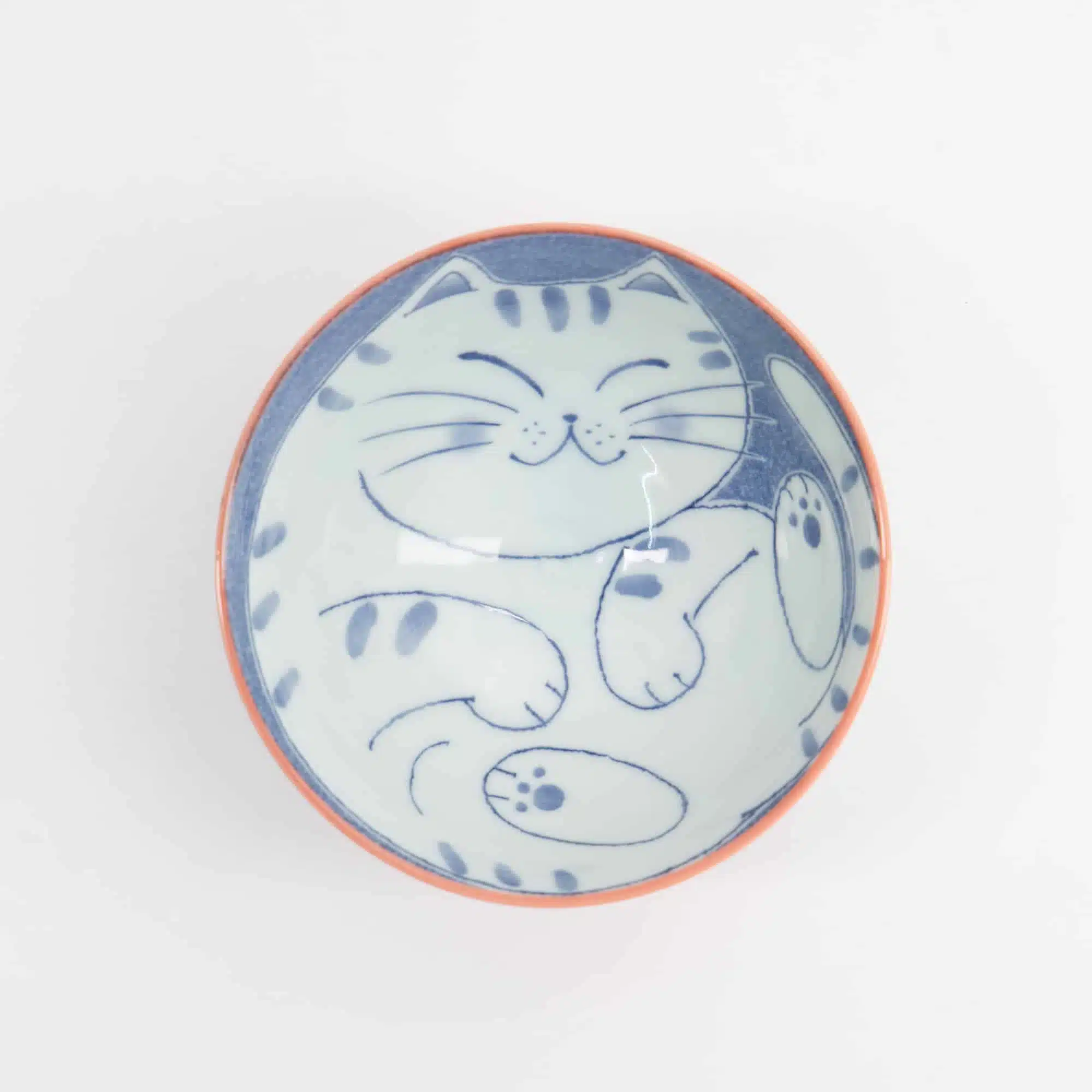 Tokyo Design Studio - Kawaii - Reisschale - Katze - 11,5x6cm - 300ml - Rot – Bild 4