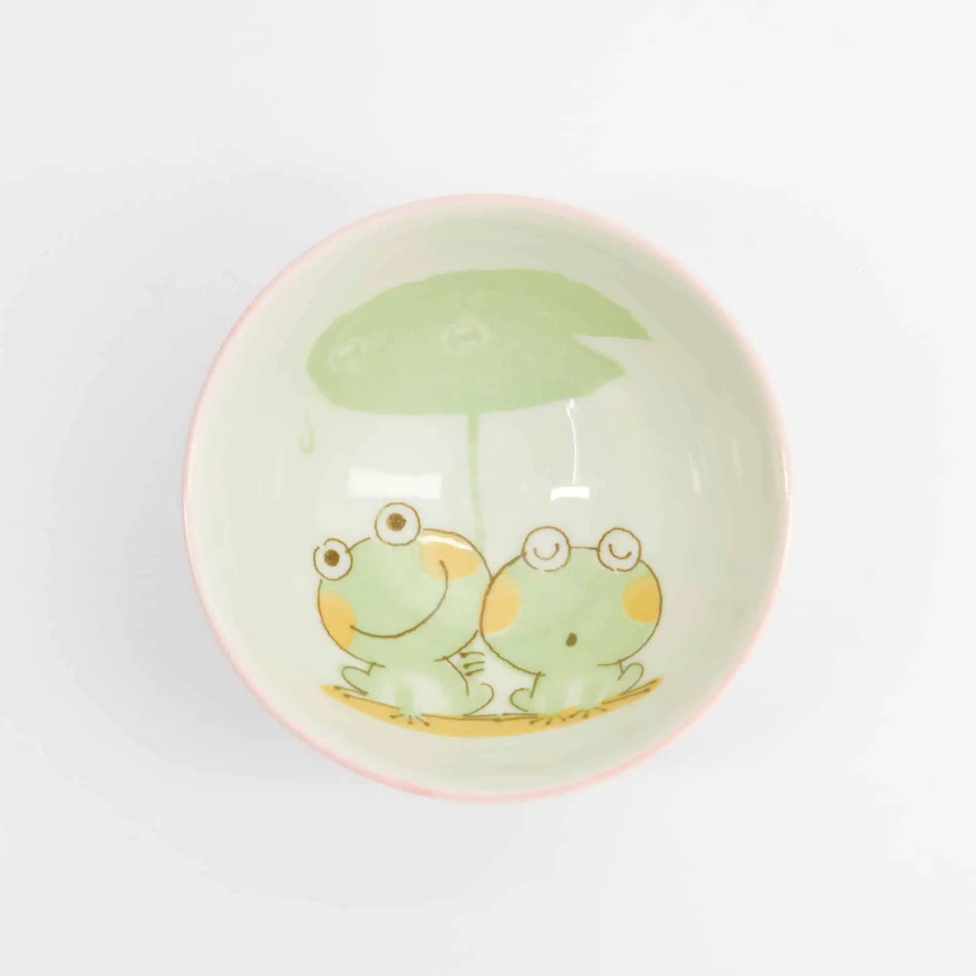 Tokyo Design Studio – Kawaii Reisschale – Frosch – Rosa – 11,4x6,2cm – 300ml – Bild 2