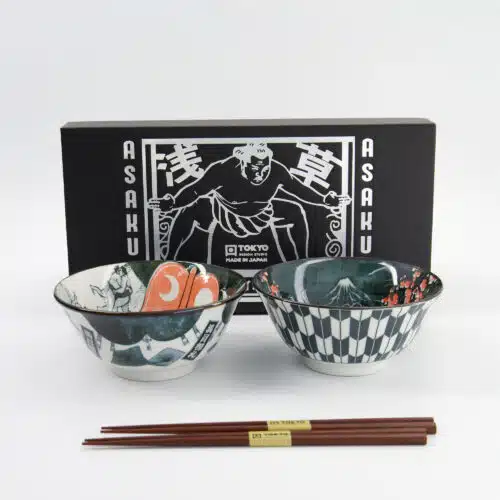 Tokyo Design Studio - Asakusa - Noodlekommen Set - 2 Persoons - 14.8x7cm - 550ml