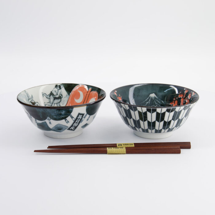 Tokyo Design Studio - Asakusa - Nudelschalen Set - 2 Personen - 14.8x7cm - 550ml – Bild 4