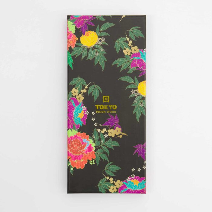 Tokyo Design Studio – Essstäbchen Geschenkset – 5 Paare – Blumenmotiv – Bild 4