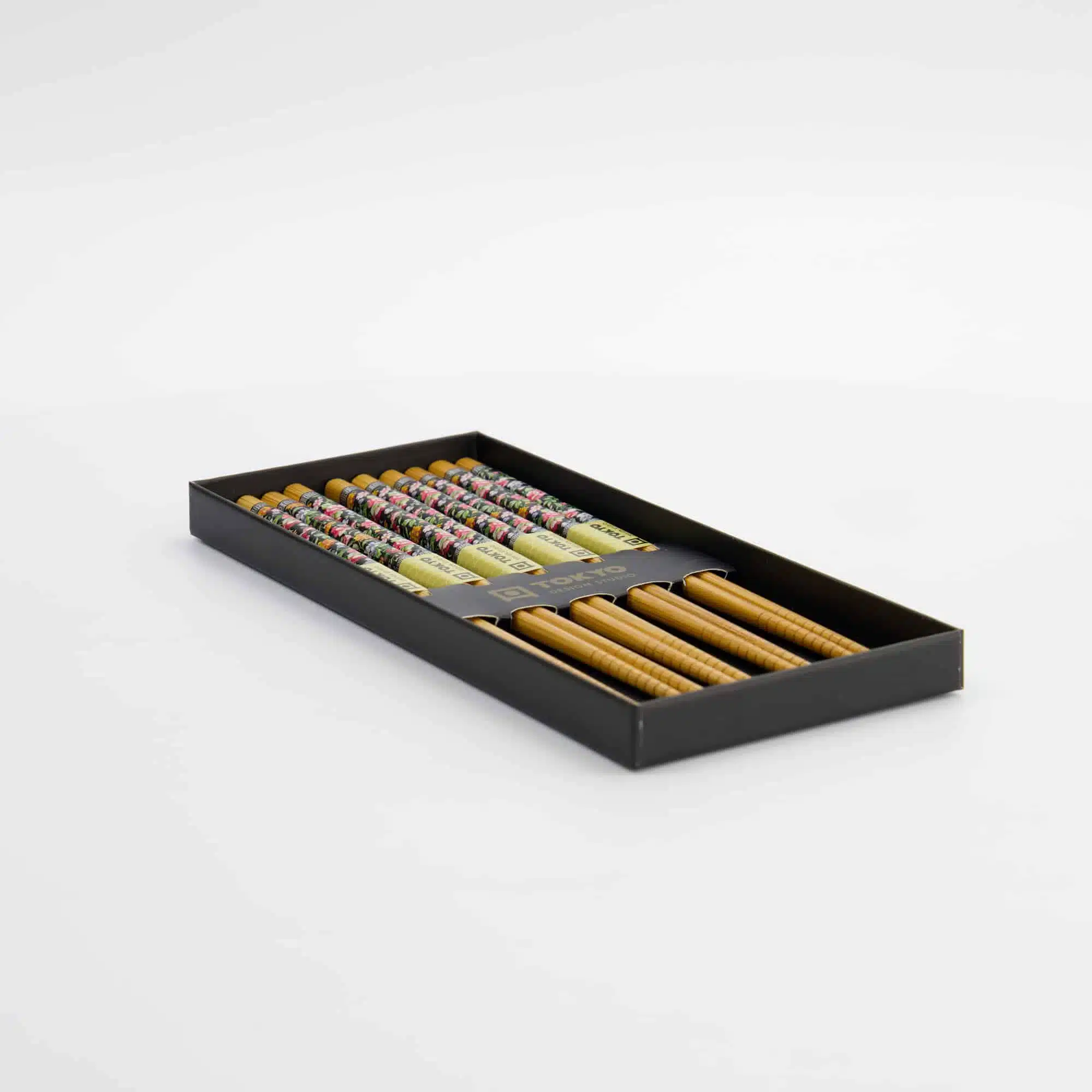 Tokyo Design Studio – Essstäbchen Geschenkset – 5 Paare – Blumenmotiv – Bild 5