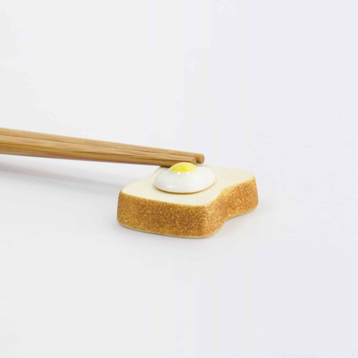 Tokyo Design Studio - Kawaii - Essstäbchenhalter - Toast - 3.1x3.9x1.5cm – Bild 3