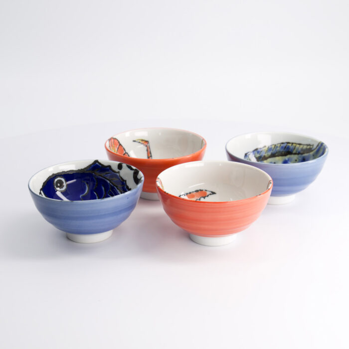 Tokyo Design Studio - Seafood - Schalen Geschenkset 4-teilig - 11.2x6.2cm - 300ml – Bild 3