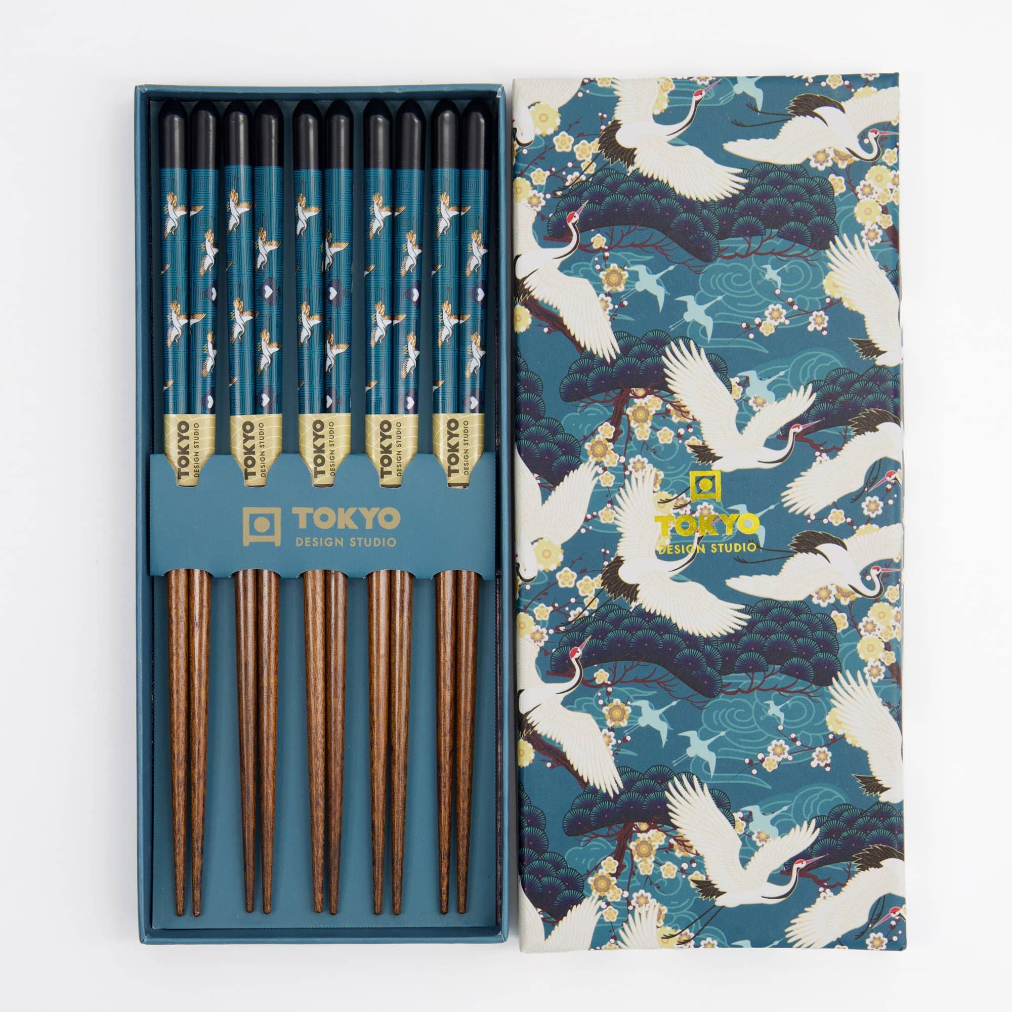 Tokyo Design Studio - Essstäbchen - Kranich - Set mit 5 – Bild 6