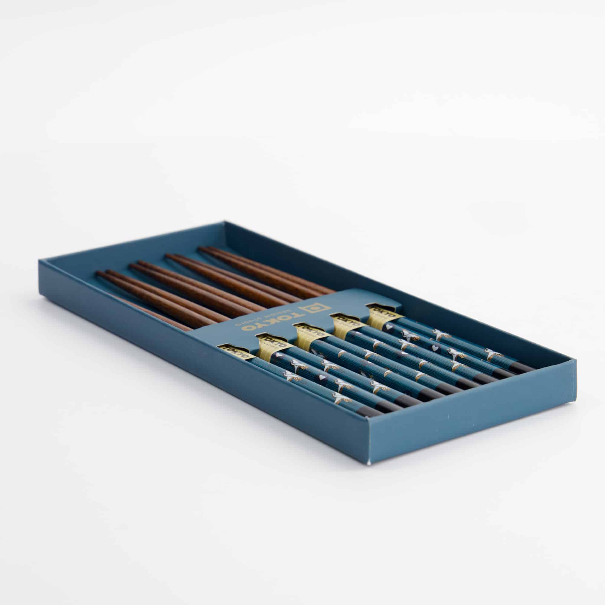 Tokyo Design Studio - Essstäbchen - Kranich - Set mit 5 – Bild 4