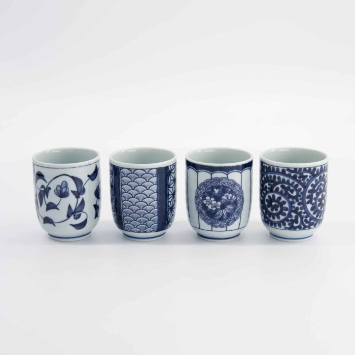 Tokyo Design Studio - Tassen Geschenkset - 4er-Set - Blau/Weiß - 160ml - 6.5x7.5cm – Bild 7