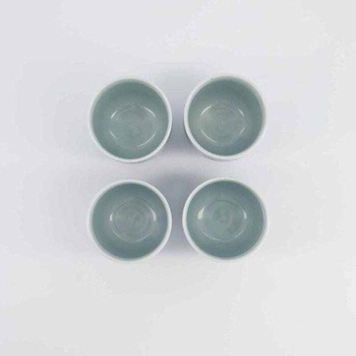Tokyo Design Studio - Tassen Geschenkset - 4er-Set - Blau/Weiß - 160ml - 6.5x7.5cm – Bild 3
