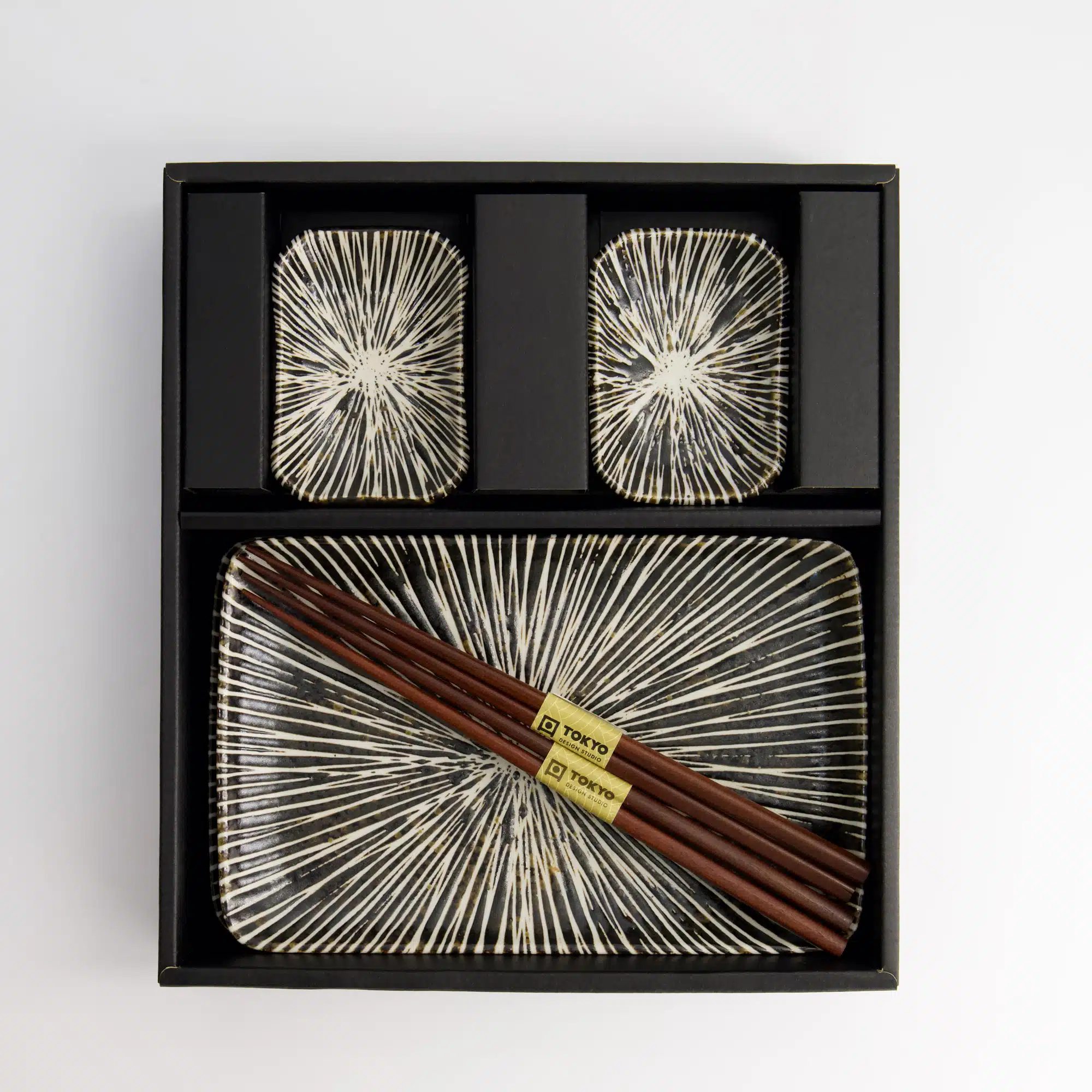 Tokyo Design Studio - Brown Tokusa - Sushi Geschenkset - 2 Personen - 20.8x13.3x2.5cm & 8.8x6.3x2.5cm – Bild 4