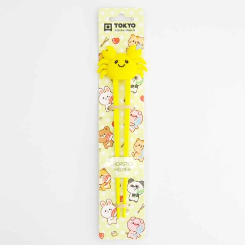 Tokyo Design Studio - Kinder Chopsticks - Krab - Geel - 22cm
