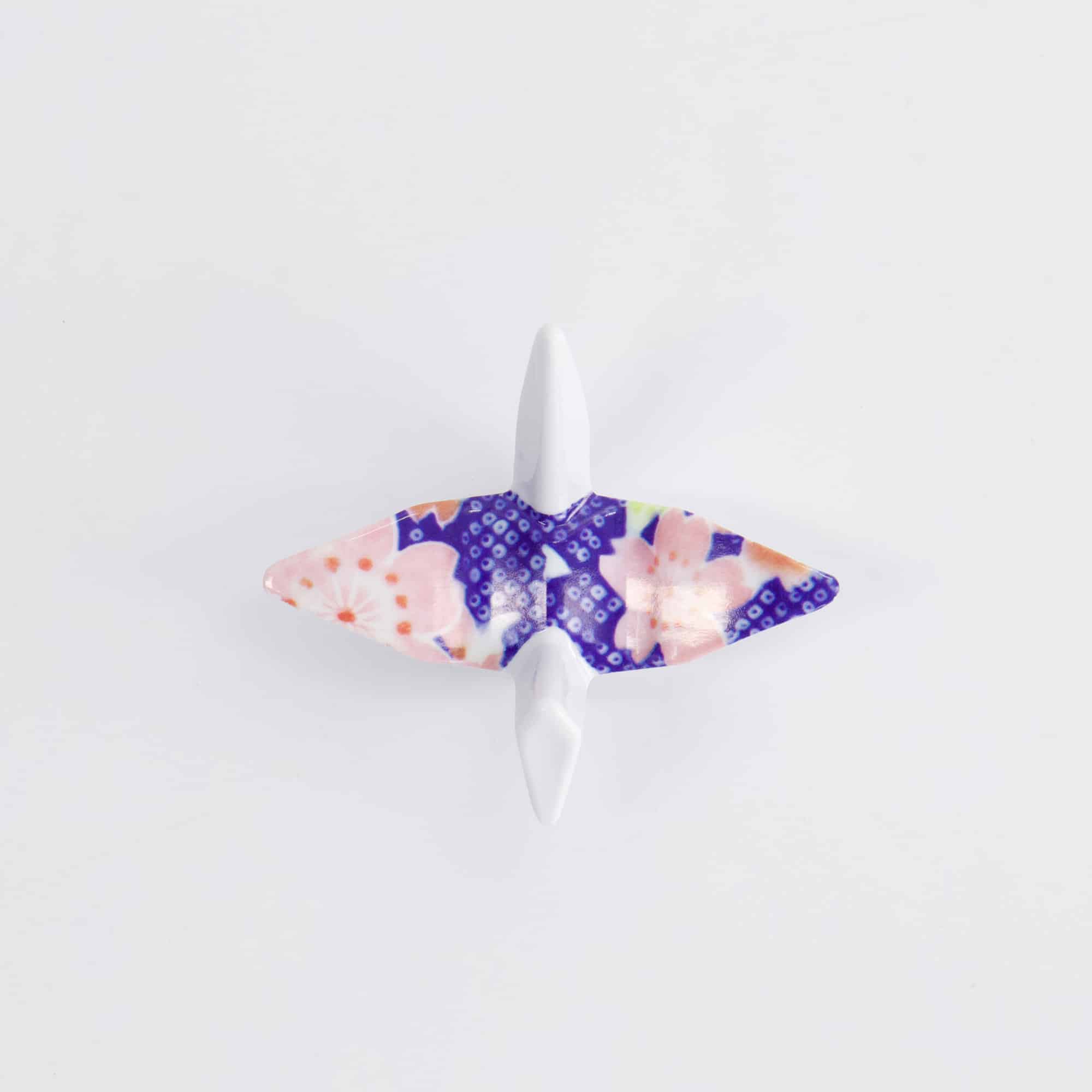 Tokyo Design Studio – Essstäbchenhalter - Kranich Blau - 5,7x5x3 cm – Bild 2