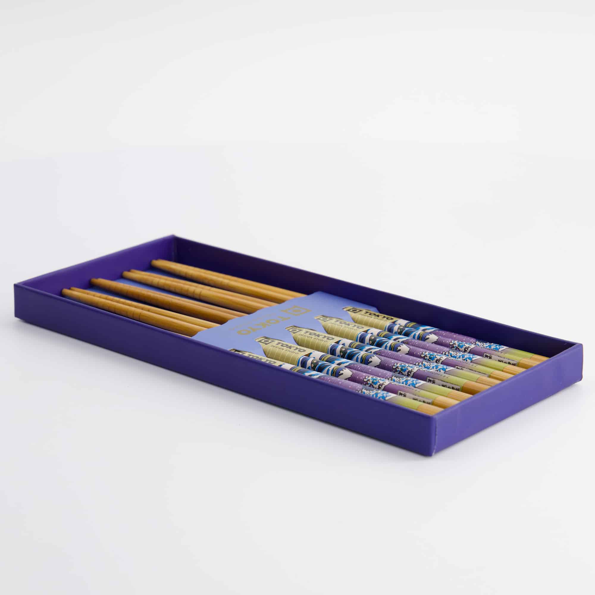 Tokyo Design Studio – Chopsticks Geschenkset - Set von fünf - Wave – Bild 5
