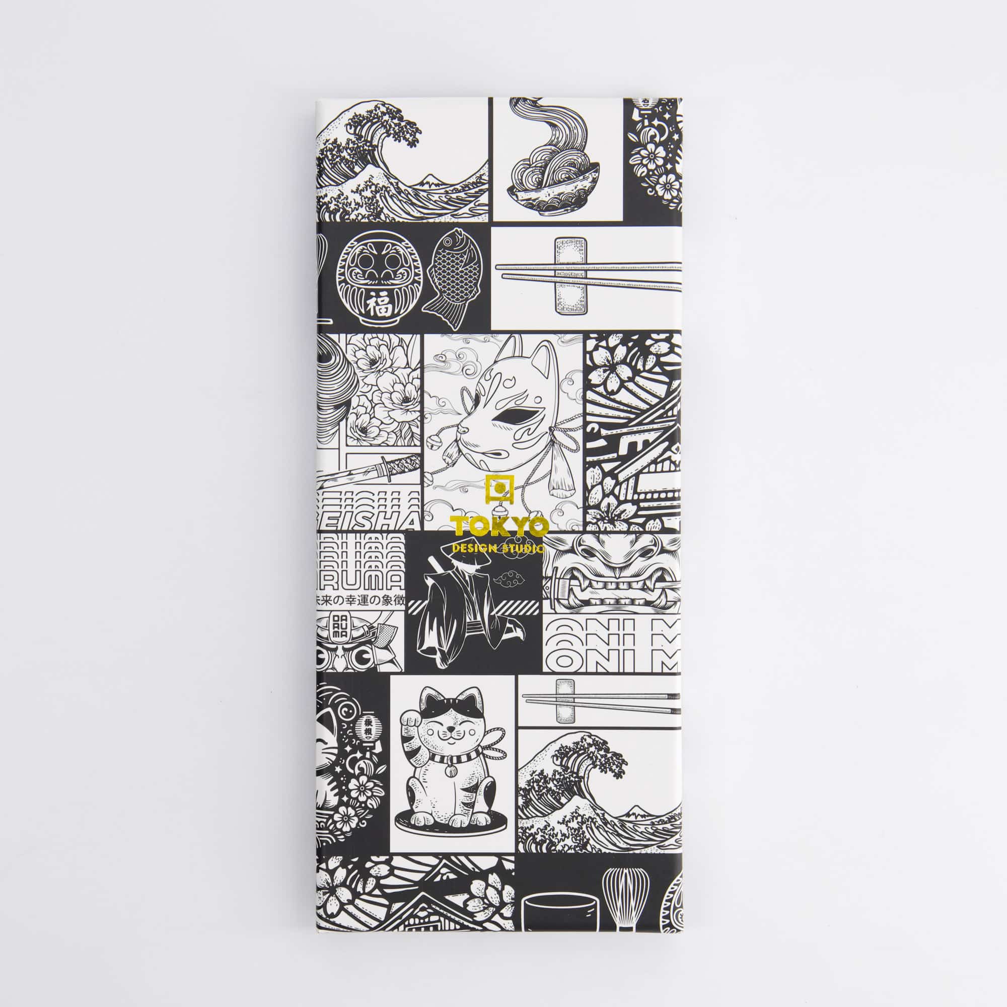 Tokyo Design Studio – Essstäbchen Geschenkset – Fünfteiliges Set – Tokyo Fan – Bild 3