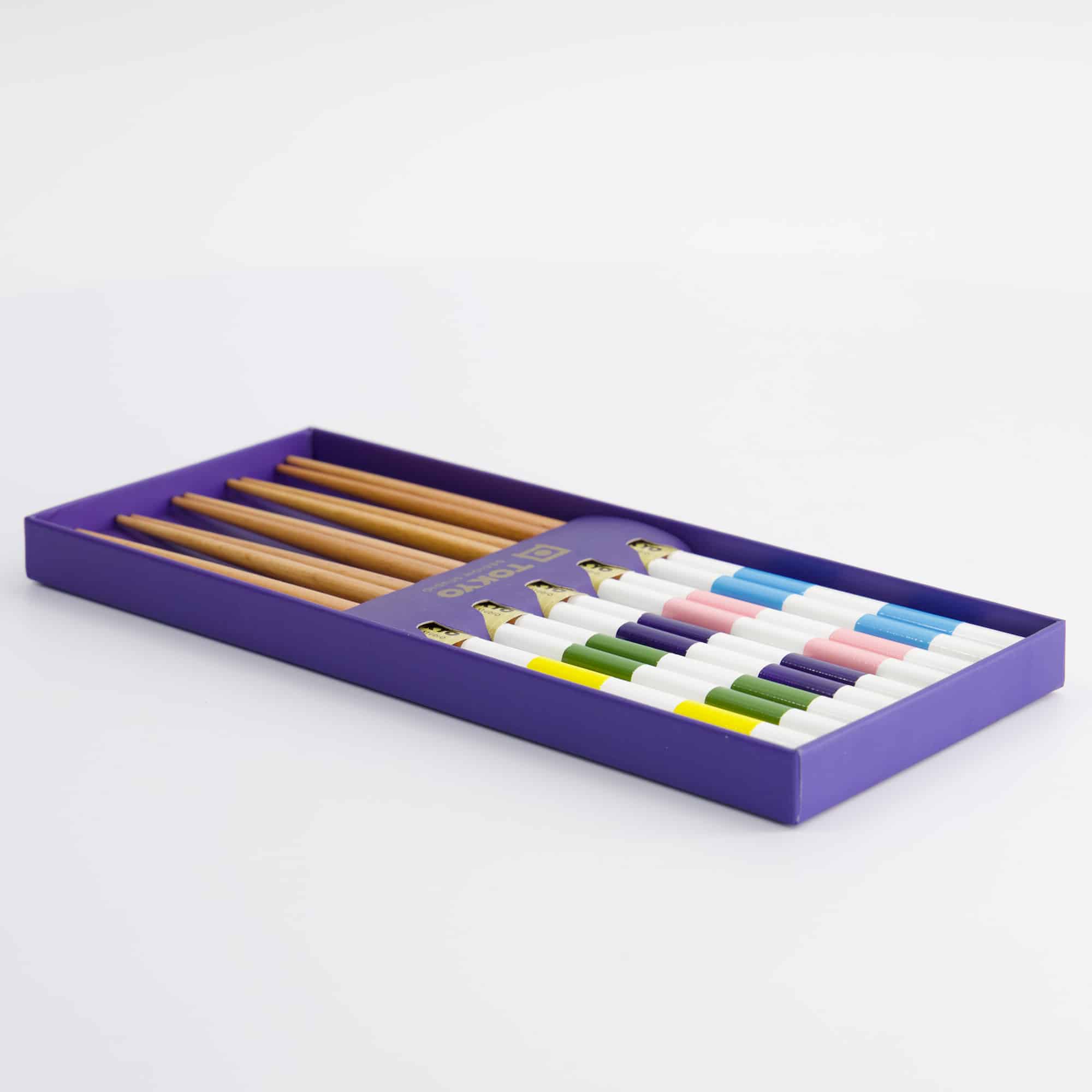 Tokyo Design Studio – Essstäbchen Geschenkset – 5er Set – Quadratisch – Bild 6