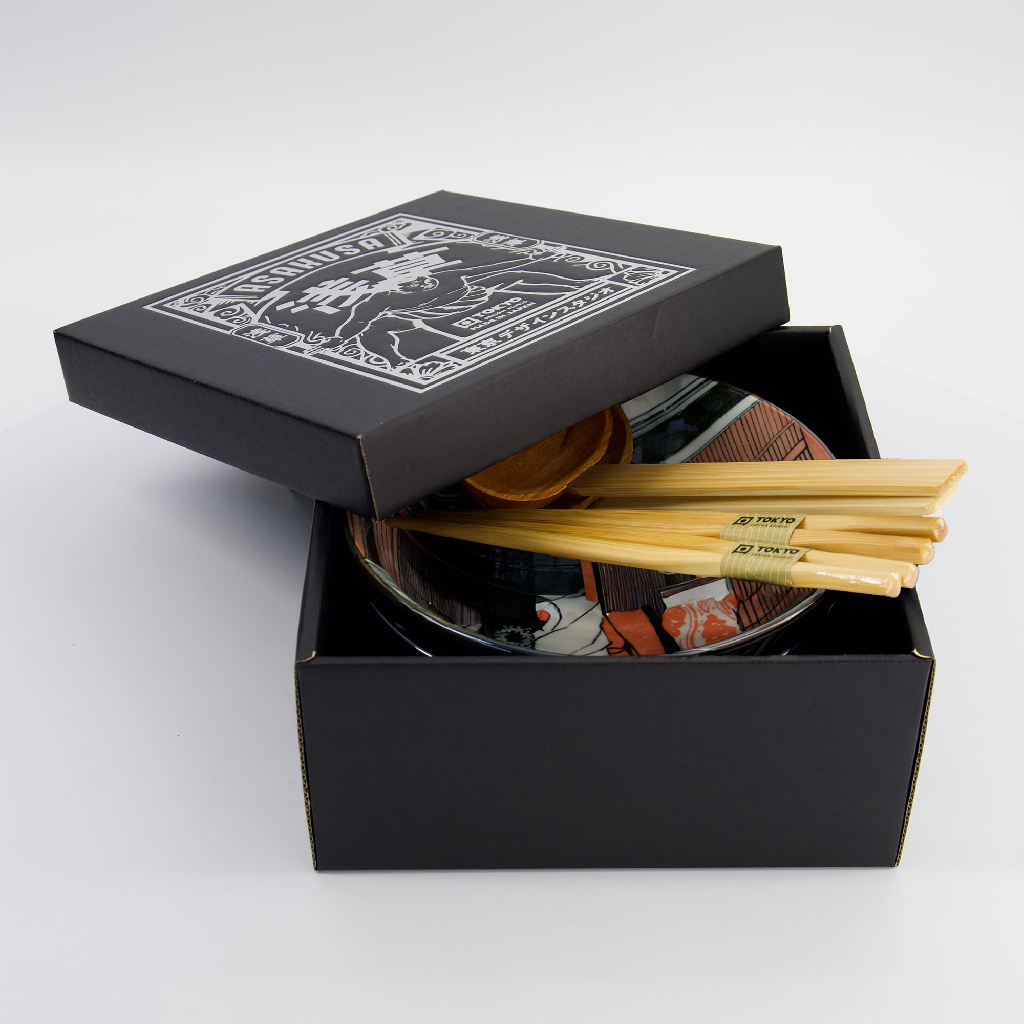 Tokyo Design Studio - Asakusa - Ramen Geschenkset - 6-teilig - 20,5x8cm - 1250ml - Variante 3 – Bild 3