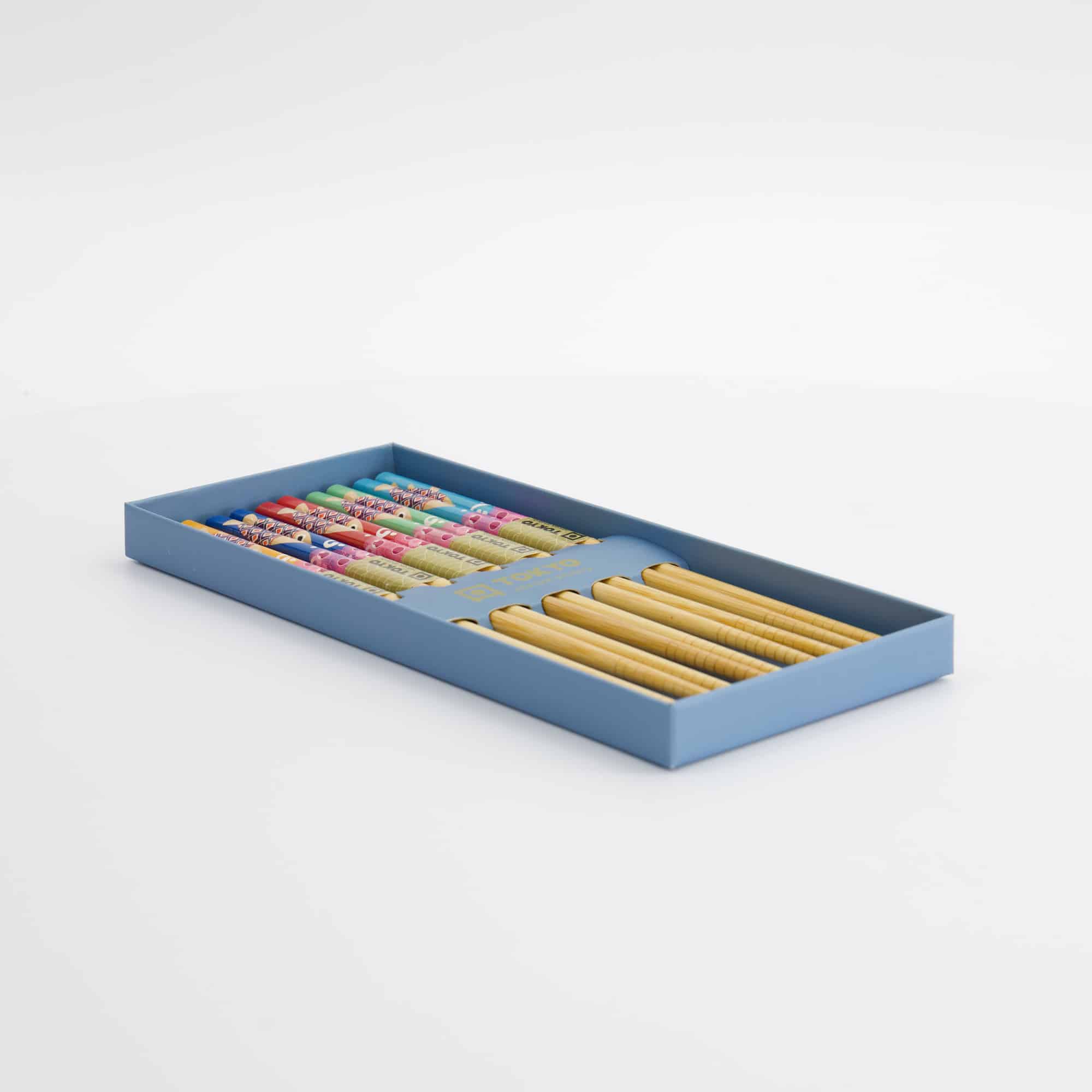 Tokyo Design Studio – Essstäbchen Geschenkset – Fünfteiliges Set – Koinobori – Bild 5